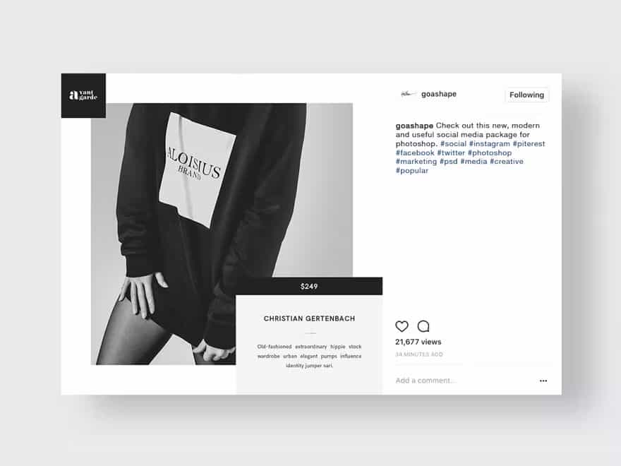 طرح لایه باز شبکه اجتماعی Social Media Pack