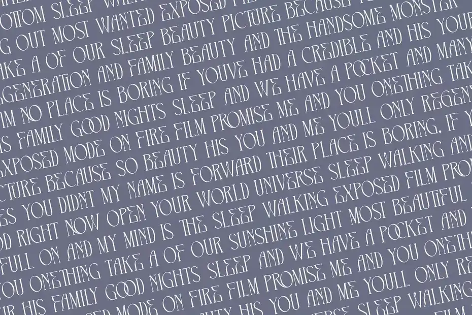 فونت انگلیسی The Cronicle Serif Display Font - 1