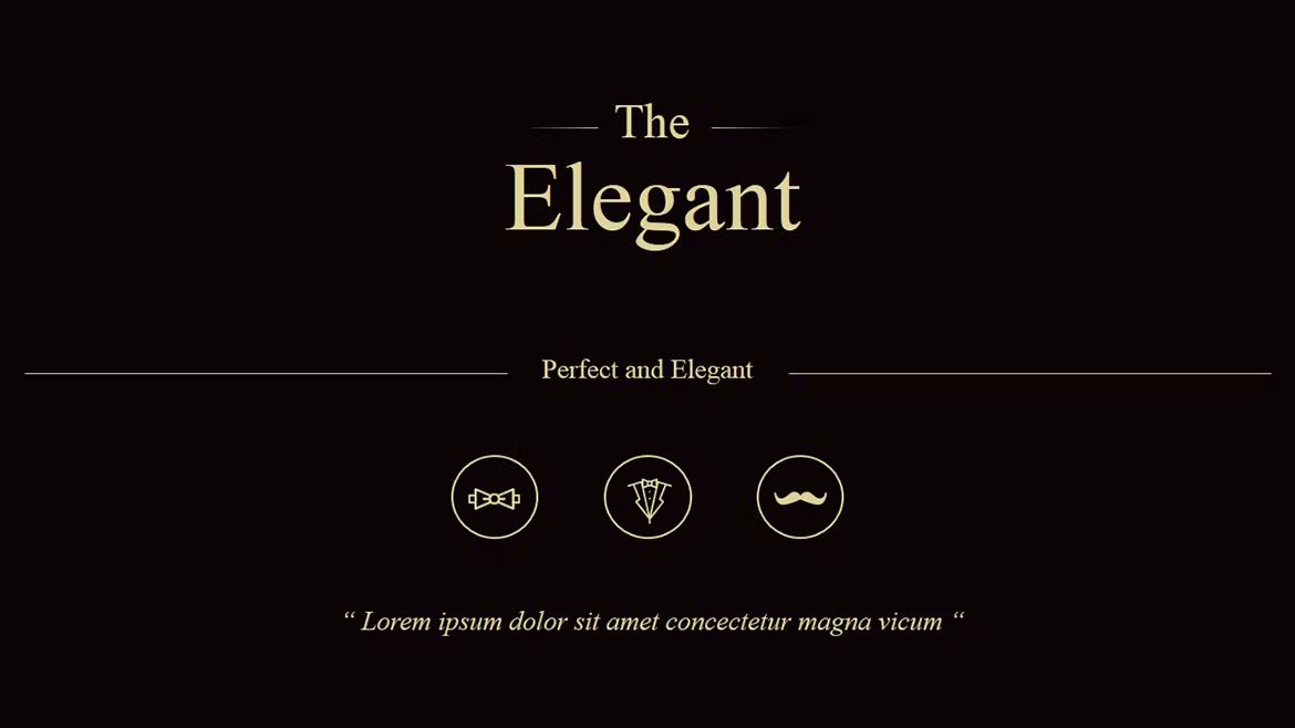 قالب پاورپوینت The Elegant - 22