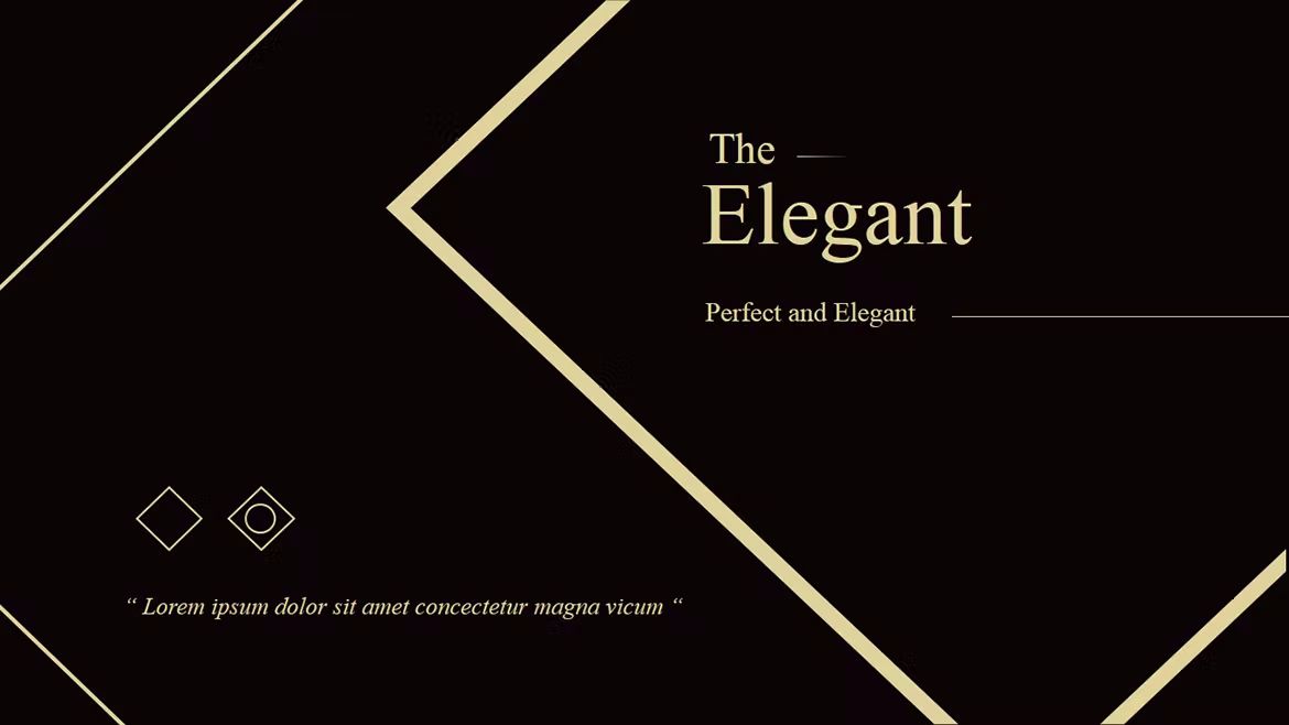 قالب پاورپوینت The Elegant - 8