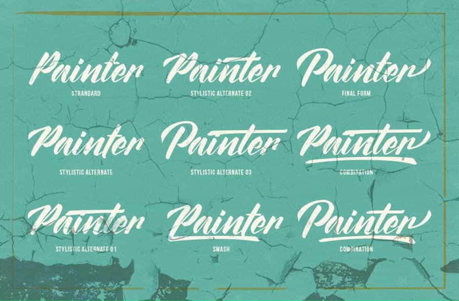 فونت انگلیسی The Painter