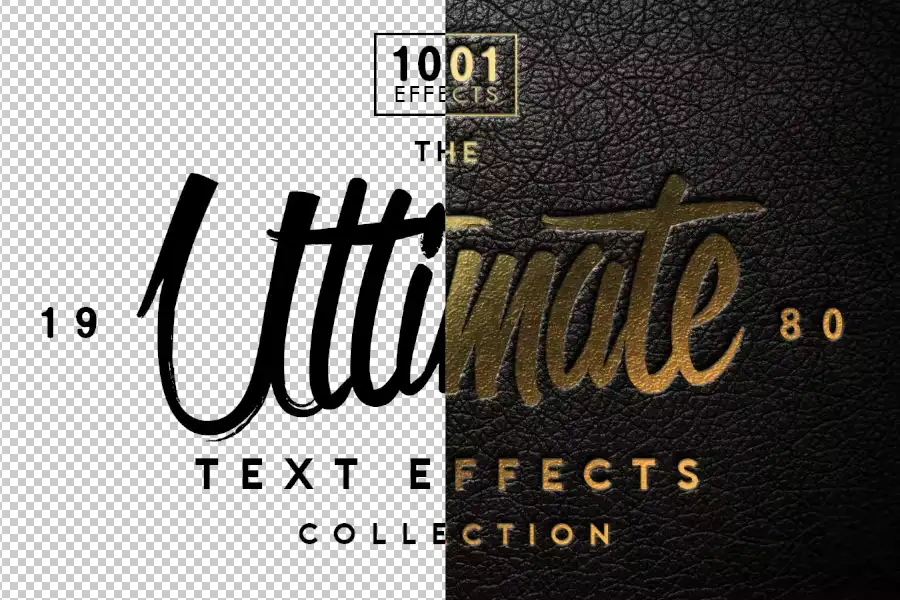 افکت متن فتوشاپ The Ultimate 1001 Text Effects - 22
