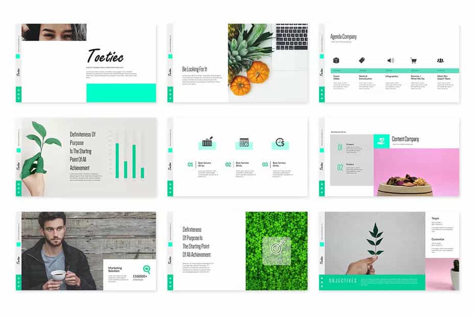 قالب پاورپوینت Toetiec Powerpoint Presentation