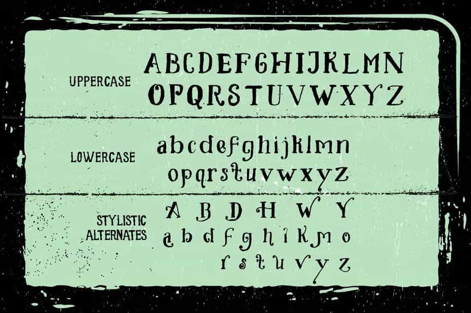 فونت انگلیسی TOXINE typeface - 2