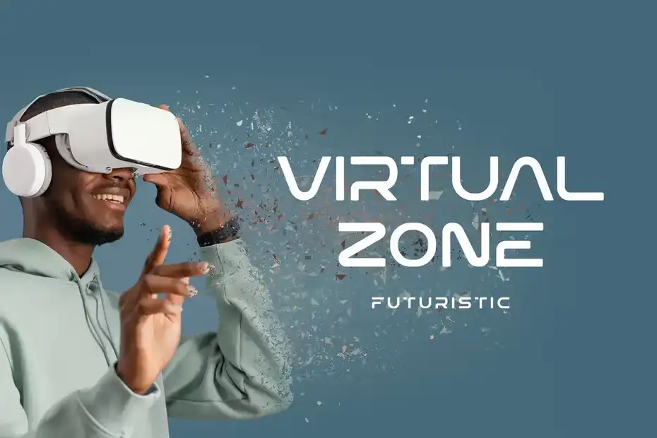 فونت انگلیسی Valko Capela Futuristic Sans Serif Font - 25