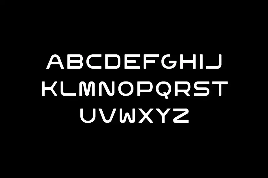 فونت انگلیسی Valko Capela Futuristic Sans Serif Font - 1