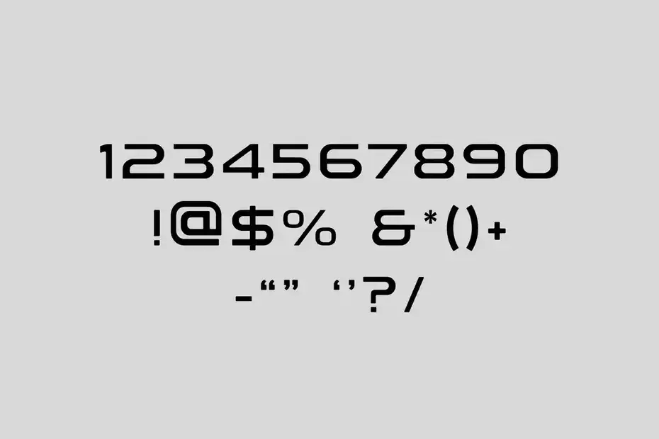 فونت انگلیسی Valko Capela Futuristic Sans Serif Font - 3