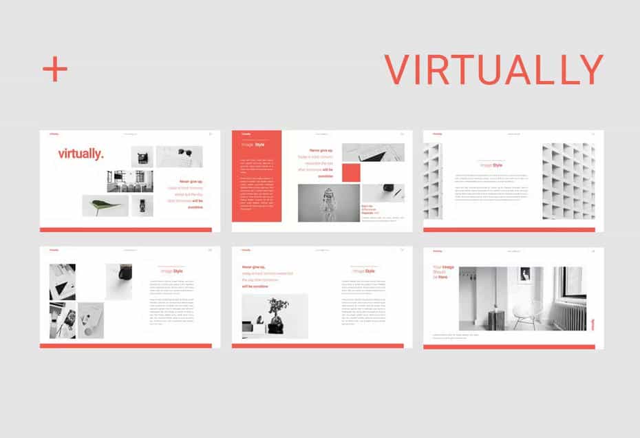 قالب پاورپوینت Virtually Powerpoint