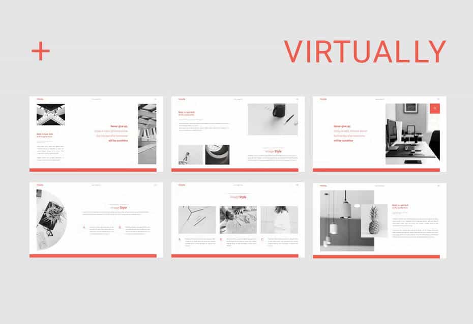 قالب پاورپوینت Virtually Powerpoint