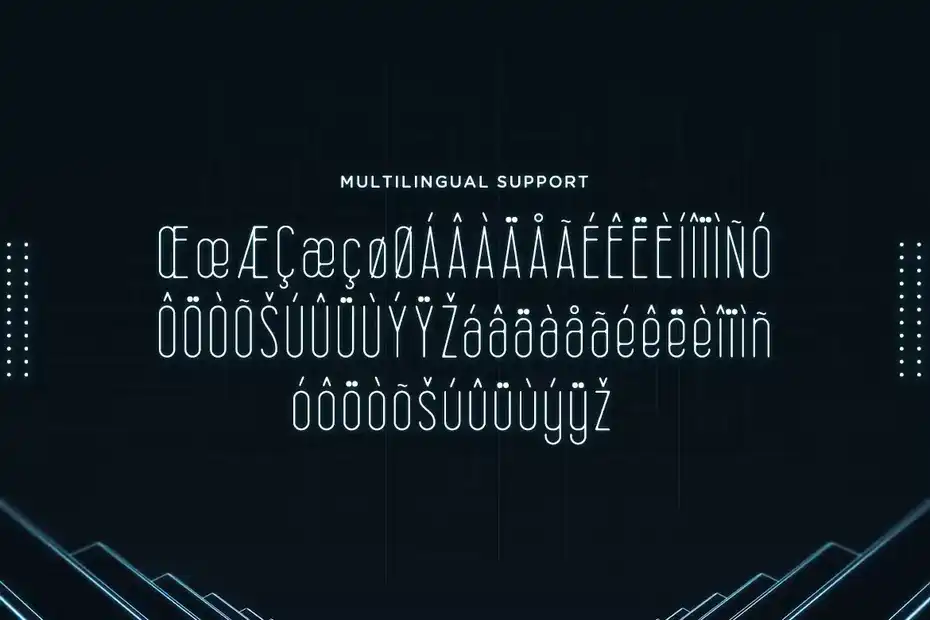 فونت انگلیسی Walk Away – Futuristic Font - 1