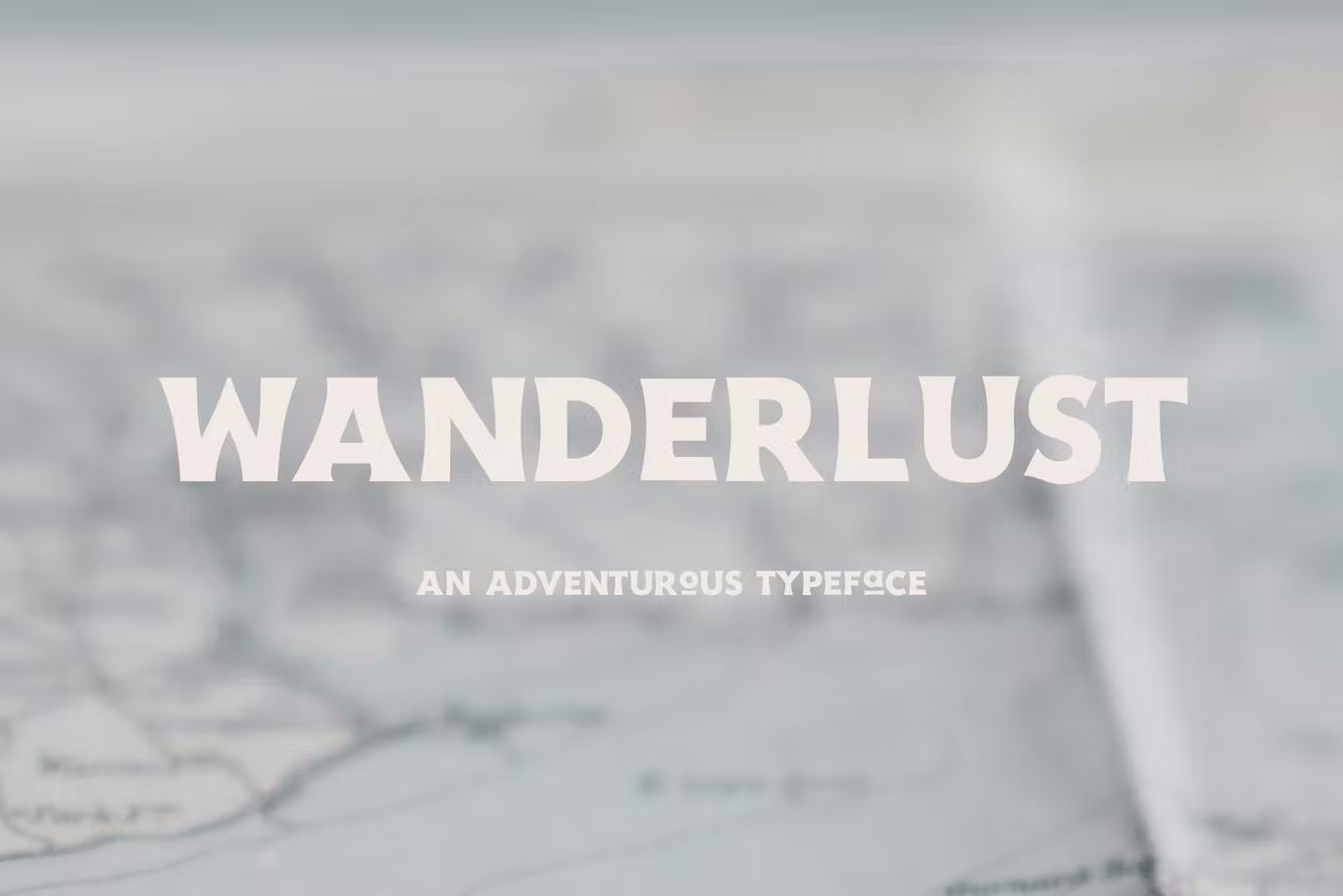 فونت انگلیسی Wanderlust - Travel Font - 16
