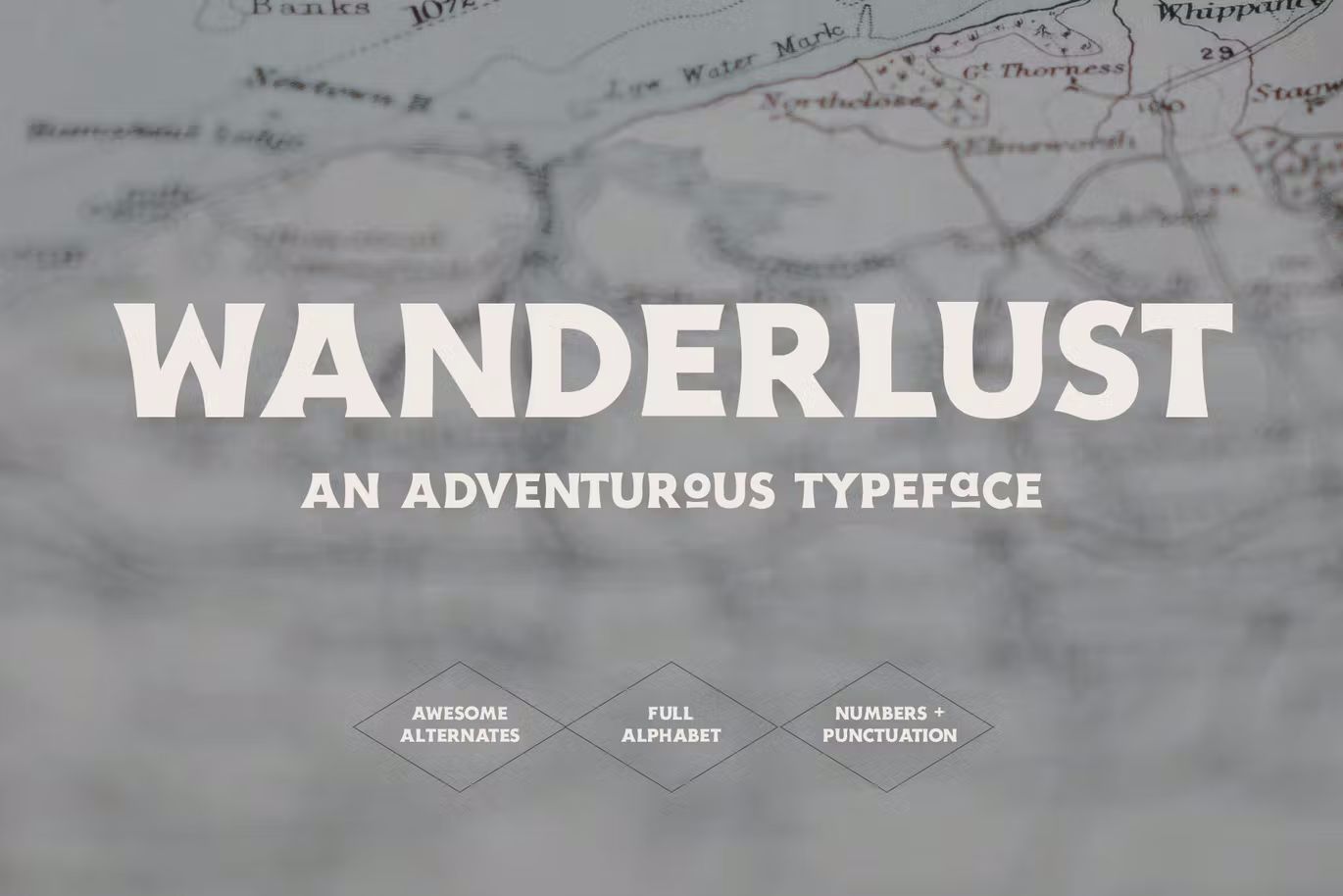 فونت انگلیسی Wanderlust - Travel Font - 10