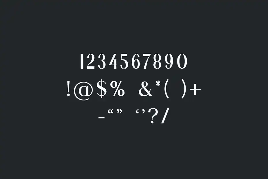 فونت انگلیسی Waylimo Luxury Sans Serif Font - 7