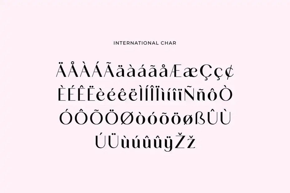 فونت انگلیسی Waylimo Luxury Sans Serif Font - 13