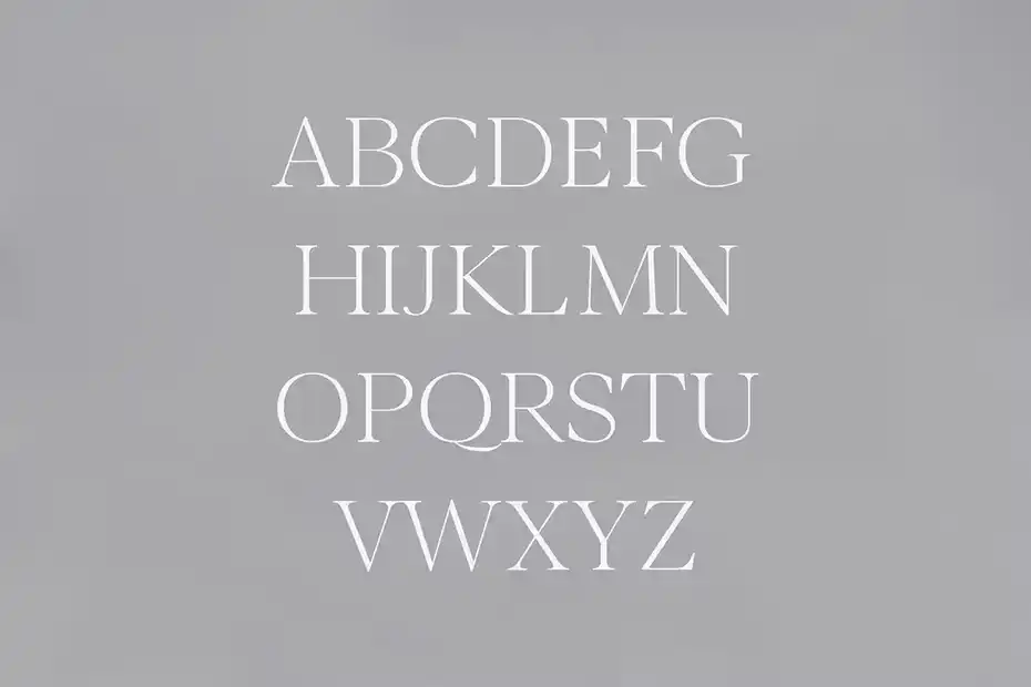 فونت انگلیسی Wensley Modern Serif Font Family - 7