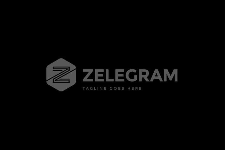 وکتور لوگو Zelegram Letter Z Logo Template - 1