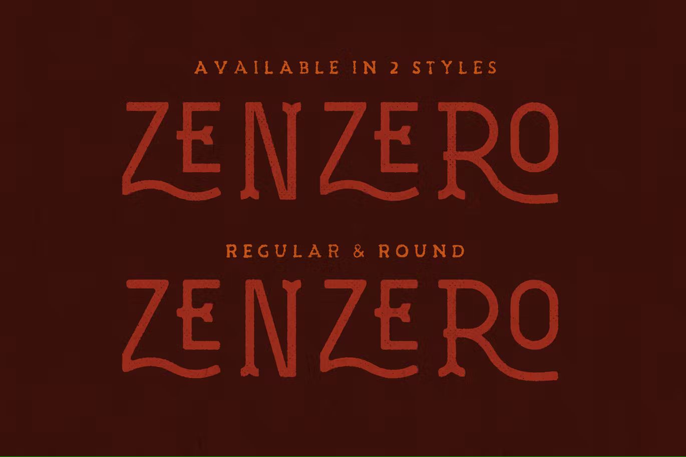فونت انگلیسی Zenzero Grotesk Typeface