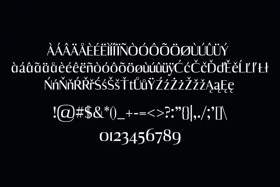 فونت انگلیسی مدرن Abril Serif Font Family Pack - 5
