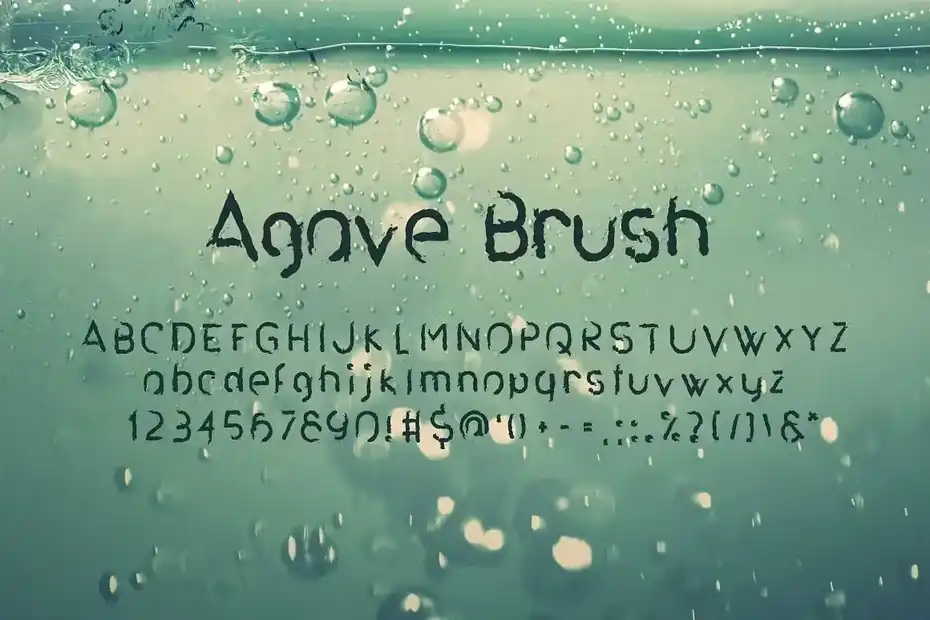 فونت انگلیسی Agave Font Trio - 7