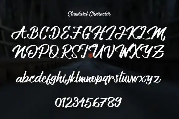 فونت انگلیسی دست نویس Allenattore Font - 5