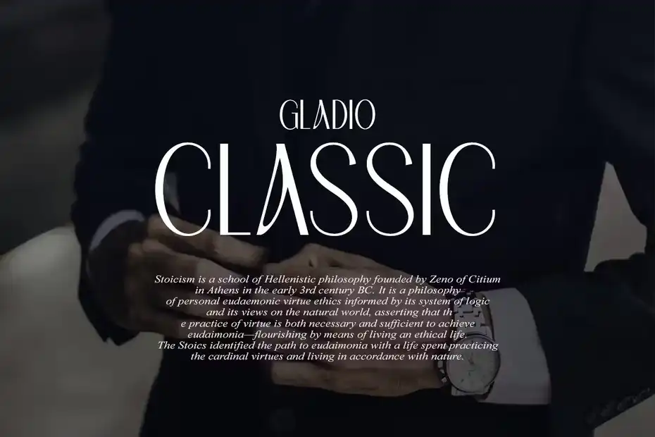 دانلود فونت کلاسیک Allerick | Modern Classic
