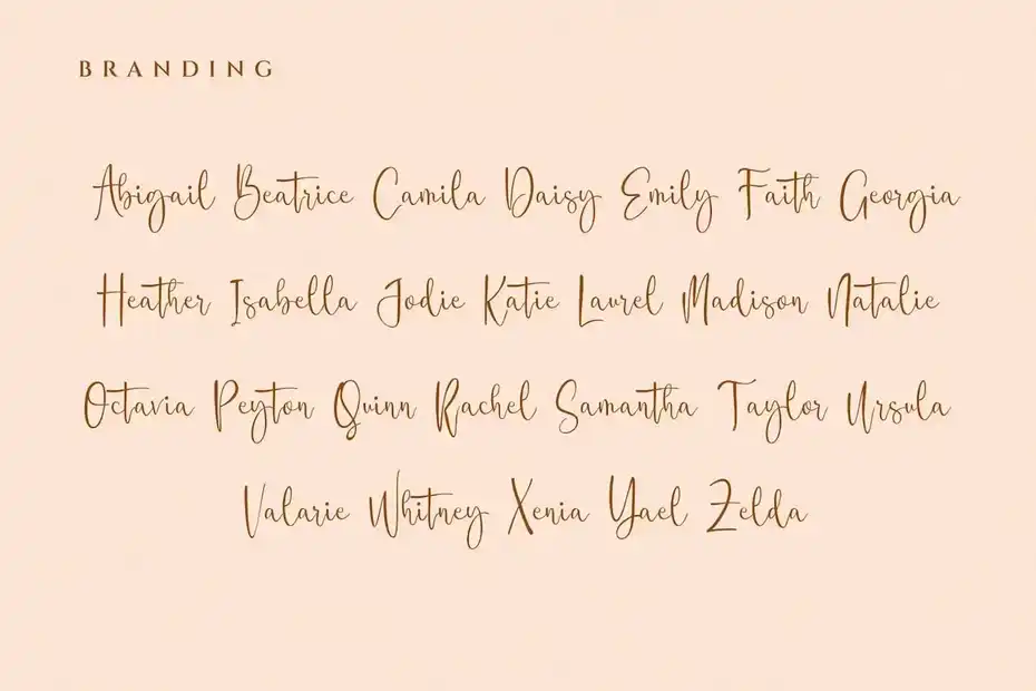 فونت انگلیسی دست نویس Amelta Handwritten font - 1