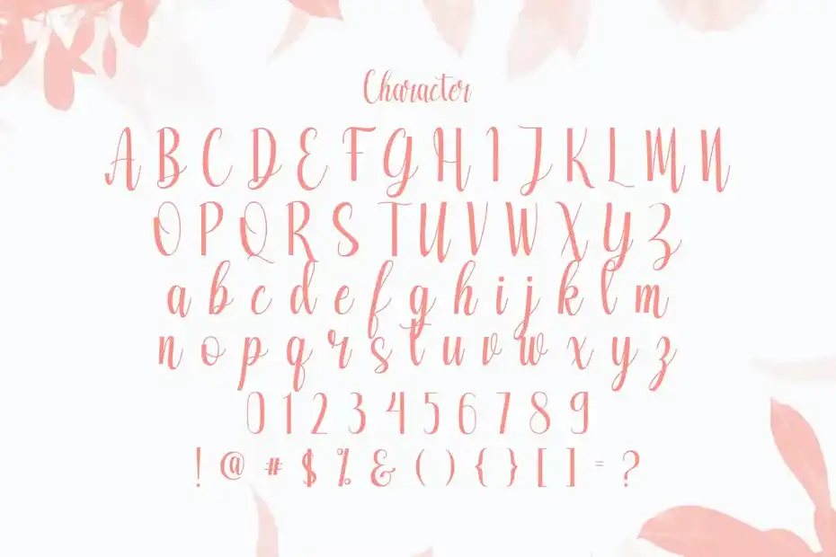 فونت انگلیسی دست نویس Amelya - Handwritten Font - 3