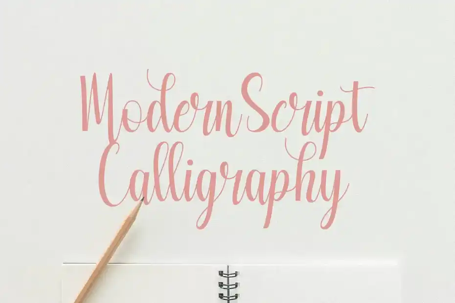فونت انگلیسی دست نویس Amelya - Handwritten Font - 5