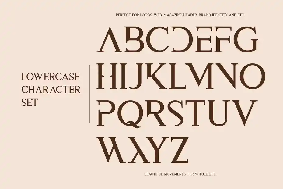 فونت انگلیسی مدرن Aspal Typeface Font - 1
