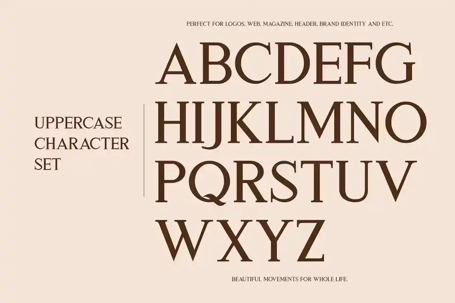 فونت انگلیسی مدرن Aspal Typeface Font - 7