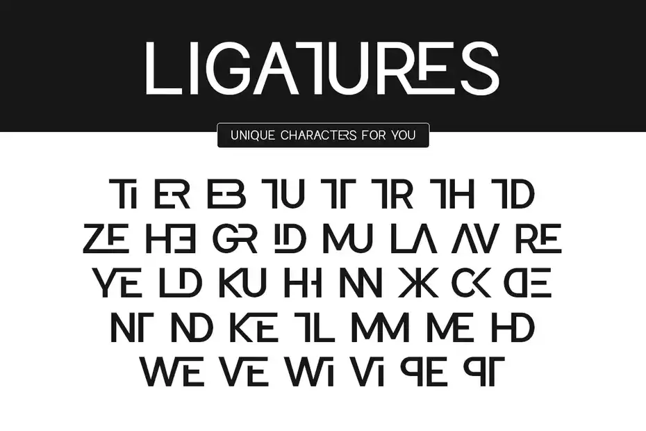 فونت انگلیسی لوگو Attack - Corporate Logo Font - 19
