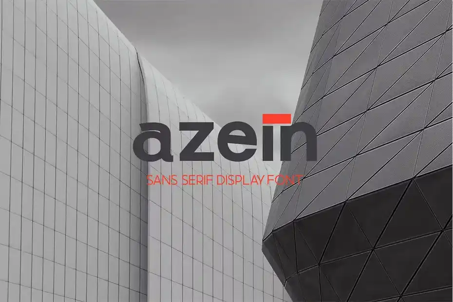 دانلود فونت ساده مدرن Azein - Modern Simple Font - 5 دانلود فونت ساده مدرن - 4