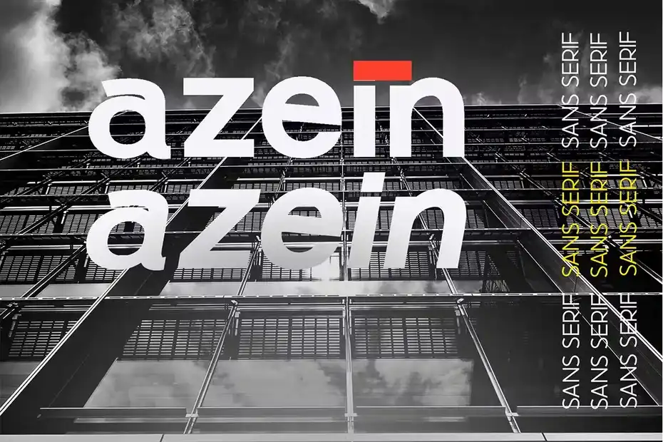 دانلود فونت ساده مدرن Azein - Modern Simple Font - 9 دانلود فونت ساده مدرن - 8
