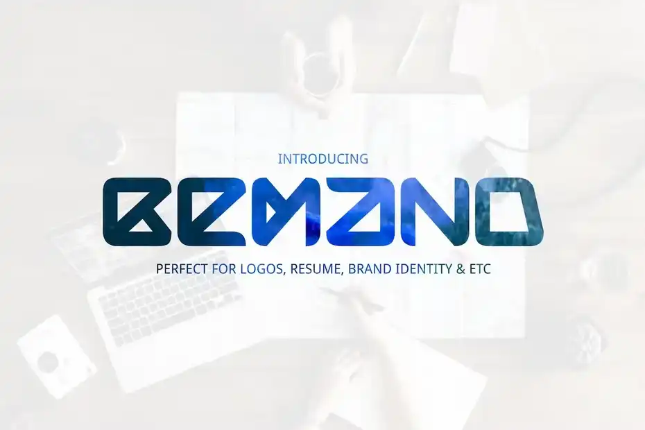 فونت انگلیسی مدرن Bemand - 1