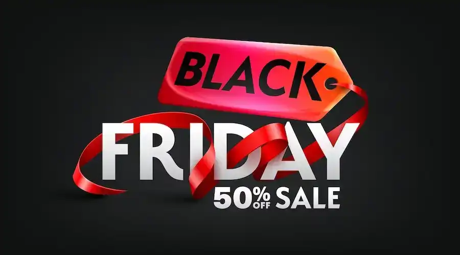 طرح لایه باز بنر بلک فرایدی Black friday sale banner 2 - 1