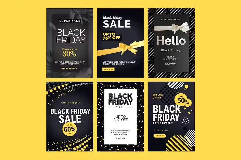 دانلود طرح لایه باز بنر فروش بلک فرایدی Black Friday Sale Banners 3 - 2 طرح لایه باز بنر فروش بلک فرایدی Black Friday Sale Banners 3 - 1