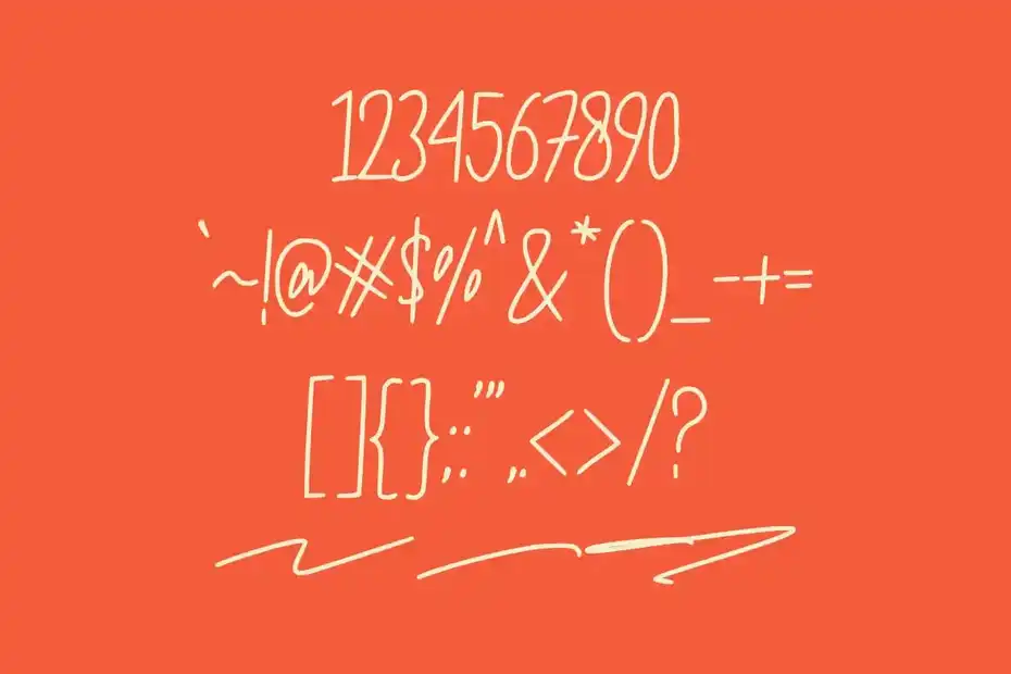 فونت انگلیسی به سبک امضا Bolah Signature - 1