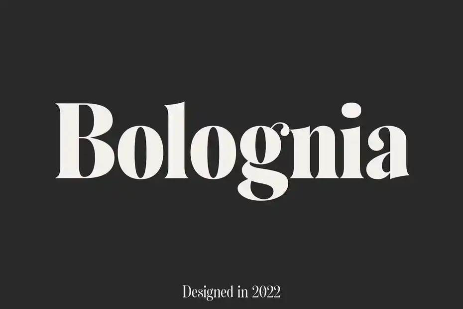 فونت انگلیسی کلاسیک Bolognia - Classic Serif - 15