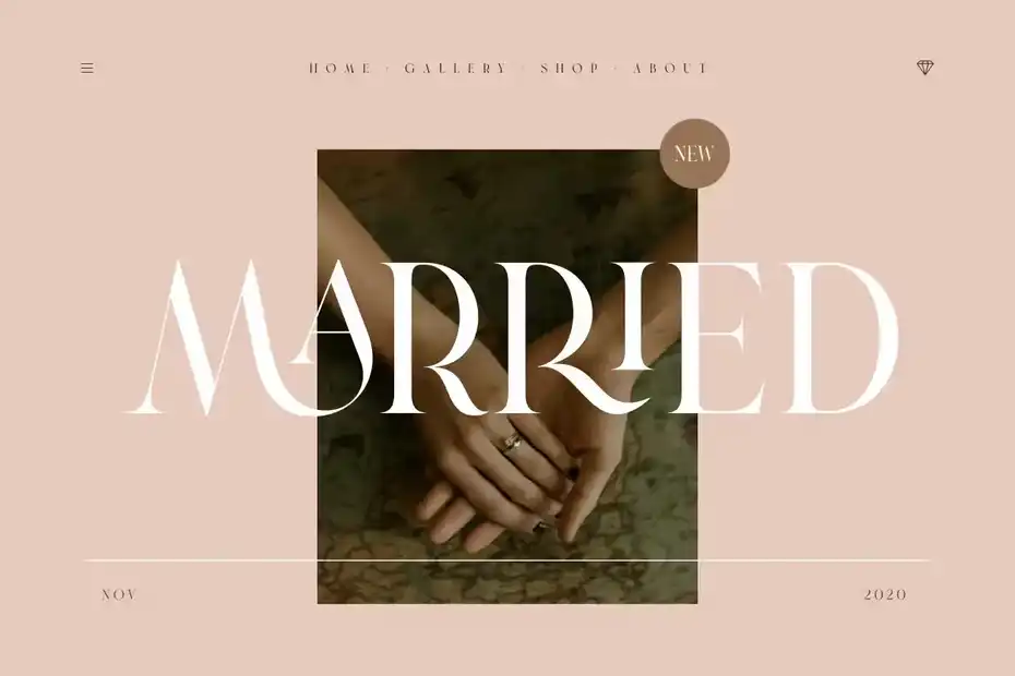فونت انگلیسی گرافیکی Brand - Lovely Elegant Font - 9
