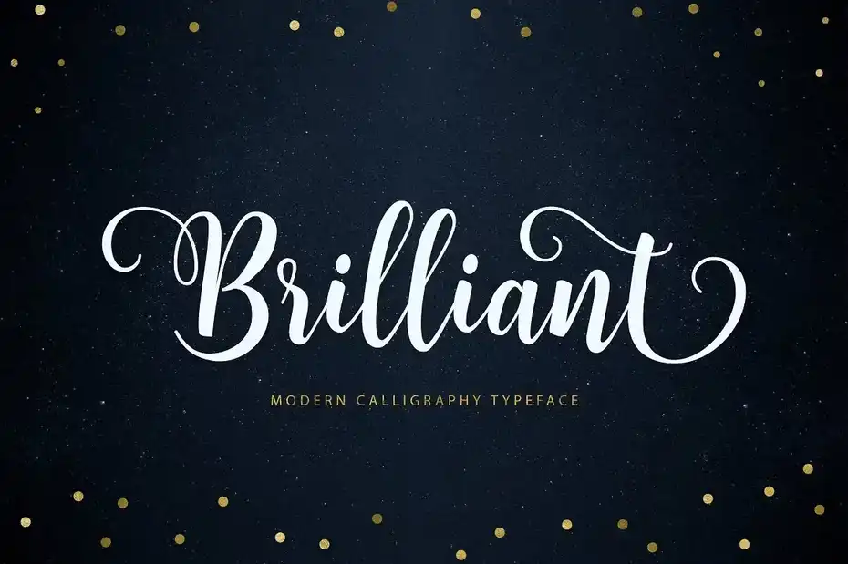 فونت انگلیسی دست نویس Brilliant Script - 11