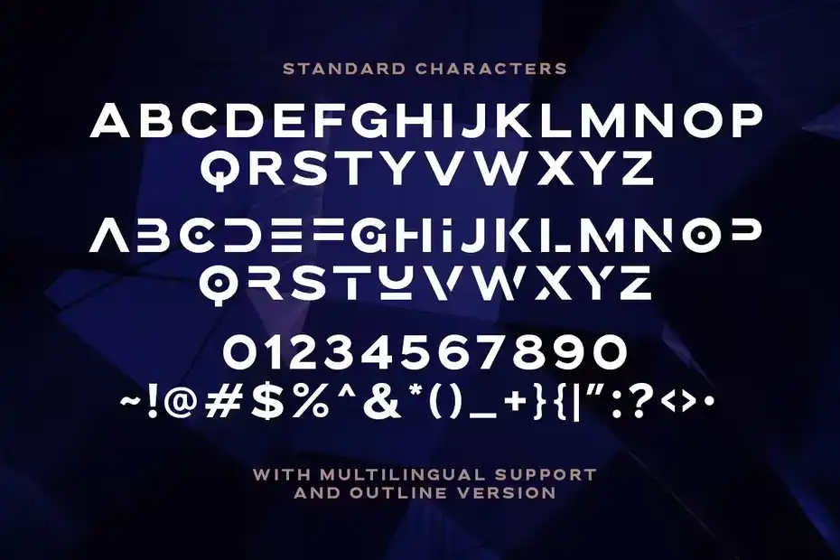 فونت انگلیسی لوگو Brolink - Logo Font - 7