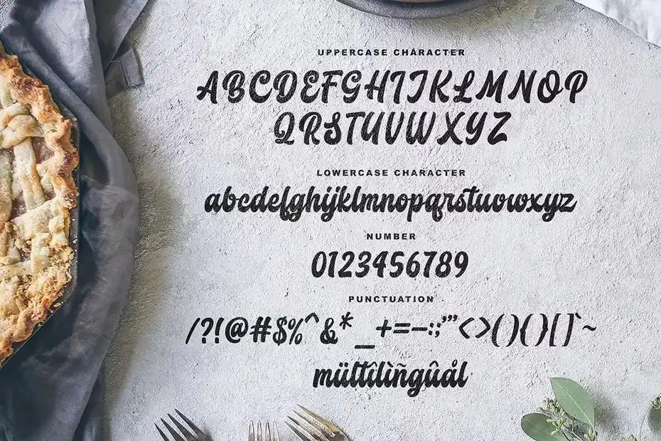 فونت انگلیسی دست نویس Butchery - Bold Script Font - 11