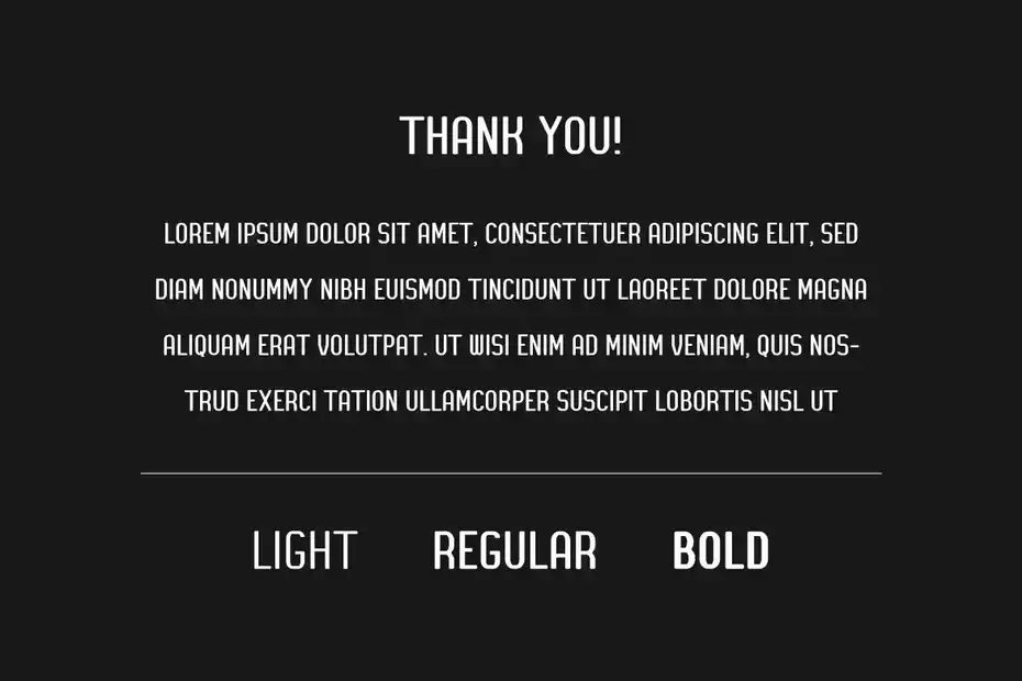 فونت انگلیسی ساده Caredo - Simple font - 3