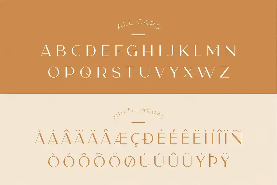 فونت انگلیسی مدرن Carla Sans - Elegant Typeface - 17