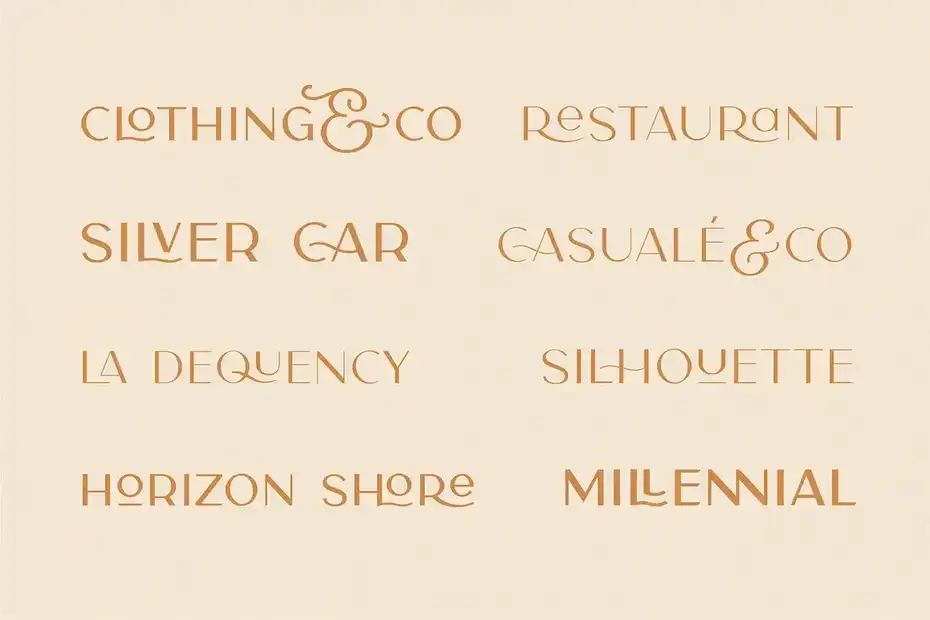 فونت انگلیسی مدرن Carla Sans - Elegant Typeface - 21