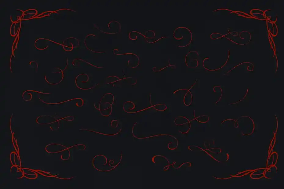 فونت انگلیسی تاتو Carpellon Tattoo Script with Ornament - 11