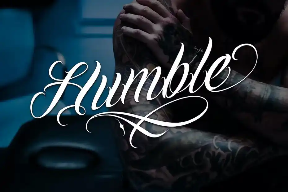 فونت انگلیسی تاتو Chicano Font | Tattoo Style - 11