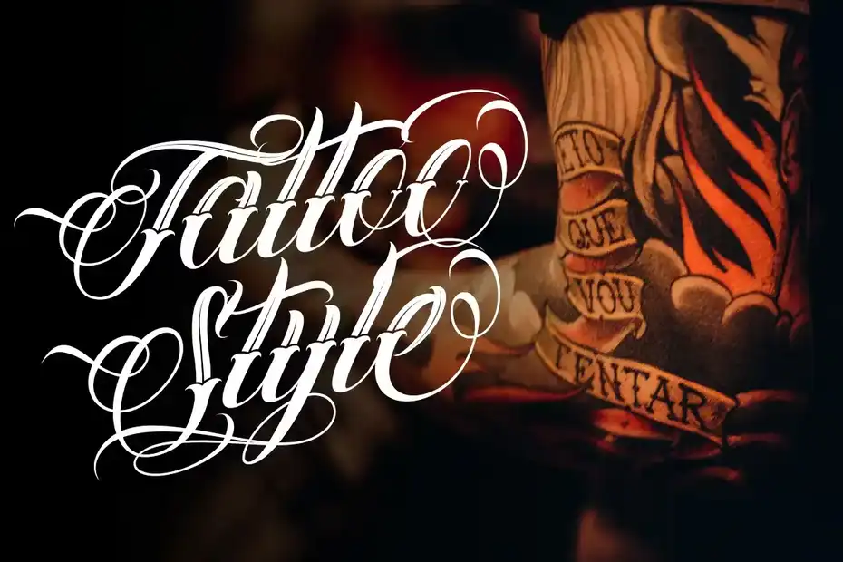 فونت انگلیسی تاتو Chicano Vol. 02 | Tattoo style - 1