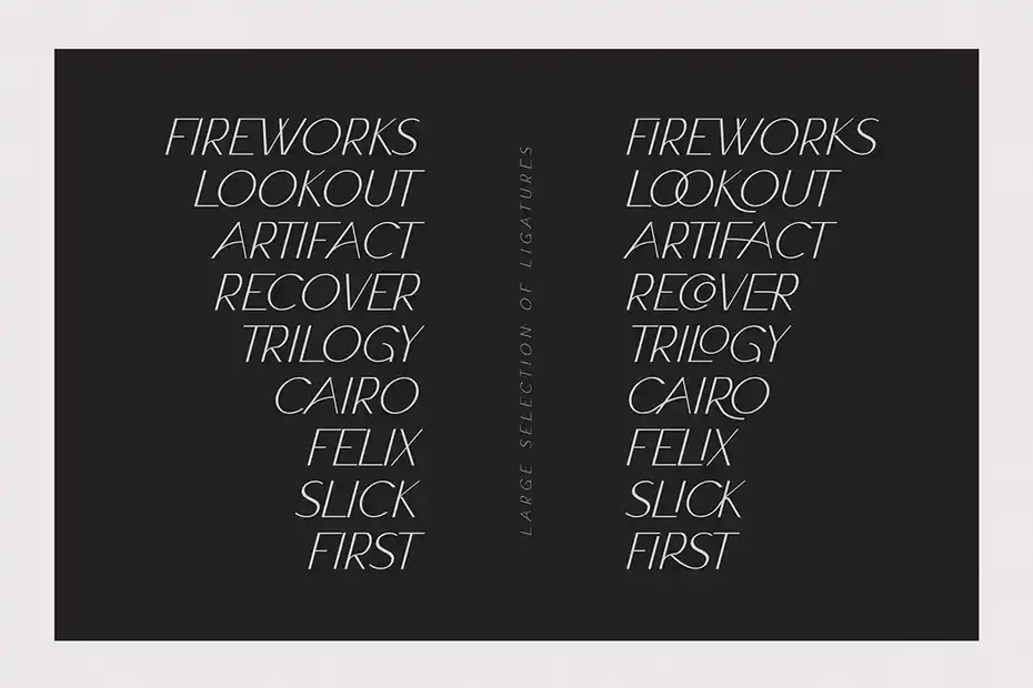 فونت انگلیسی مدرن Claro - Elegant Font Family - 9