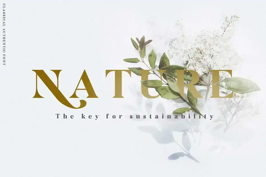فونت انگلیسی کلاسیک Classical Authentic - 7